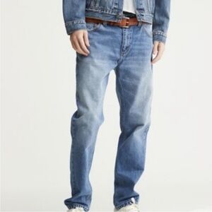 Rollas Jeans Mens Relaxo Relaxed Fit Jean Original Stone Mid Rise Sz 32 NEW